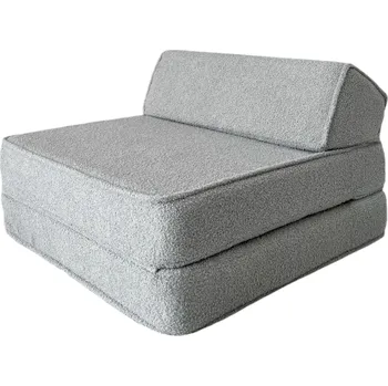 dětské křeslo Dětské modulární lehátko a křesílko 3v1 – Bouclé (4 barvy) Šedá