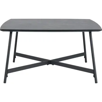 Konferenční stolek Černý konferenční stolek Roberts 80 x 42 x 80 MDF, kov