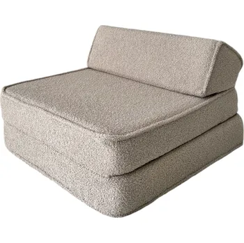 dětské křeslo Dětské modulární lehátko a křesílko 3v1 – Bouclé (4 barvy) Béžová