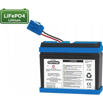 Záložní baterie Peg Perego baterie LiFePO4 12,8V 8,6Ah 110Wh (kompletníLPeg Perego ithiová baterie určená pro vozítka Peg-Pérego 12V)