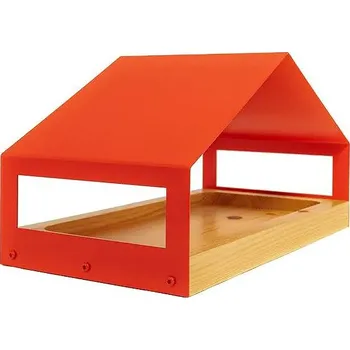 Krmítko pro ptáka JKMC Střecha Krmítko pro ptáky mat, červené