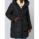 Sinsay - Prošívaný kabát s kapucí - černá - 408HH-99X - 408HH-99X-S