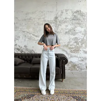 Pánské kalhoty Cream Rouge Dámské rifle s záševky – Blue Flow Velikost: 36 (S)