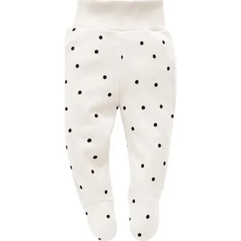 Kojenecké oblečení PINOKIO Polodupačky Tres Bien puntíky KRÉMOVÁ - 62