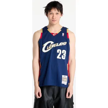 cyklistický dres Dres Mitchell & Ness NBA Cavaliers 2008 Lebron James Swingman Alternate Jersey Navy XL