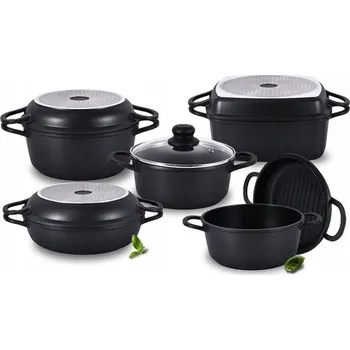 Enjoy Sada titanových hrnců 2v1, 10ks G766, non-stick, indukce