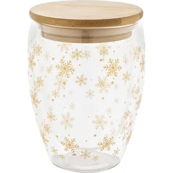 Termohrnek Bostro vánoční skleněný termohrnek Tampontisk (max. 4 barvy, ∅ 50mm) 1 barva 5 Vrchní část