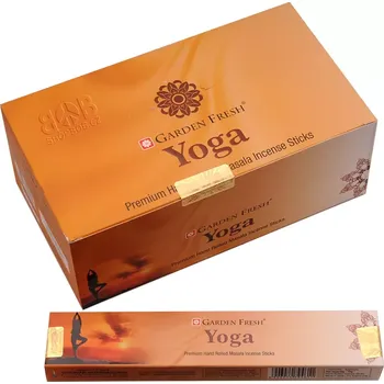 Vonná tyčinka Karton Garden Fresh Yoga indické vonné tyčinky 12 krabiček. Množstevní sleva.