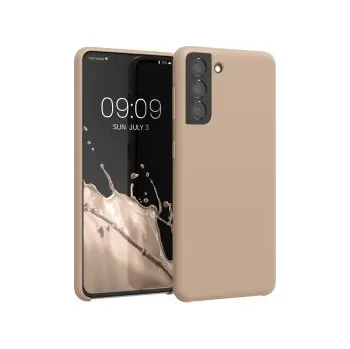 Pouzdro na mobilní telefon Pouzdro pro Samsung Galaxy S21 - béžová