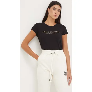 Pánské tričko Bavlněné tričko Armani Exchange černá barva 8NYTAB.YJG3Z 99D, vel. M