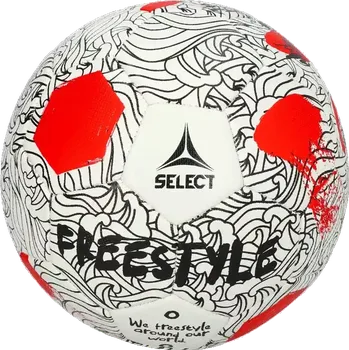 Fotbalový míč Streetový míč Select Freestyle v24 velikost 4.5 bílý