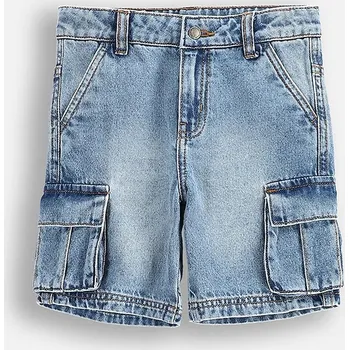 Kraťasy Coccodrillo tmavomodrá barva, nastavitelný pas, JEANS COLLECTION BOY WC5123301JCB 59X, vel. 146