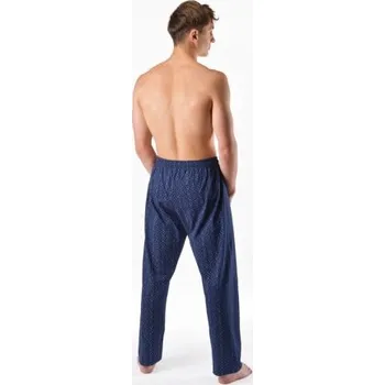 Pyžamové kalhoty Gina 79199P - bavlna Tmavě modrá M