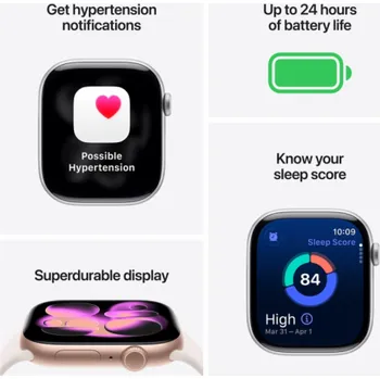 Chytré hodinky Chytré hodinky Apple Watch Series 11 42mm růžovo-zlaté S/M