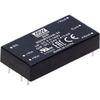 Měnič napětí Mean Well RDDW20UW-15 Měnič DC/DC 20W 15V