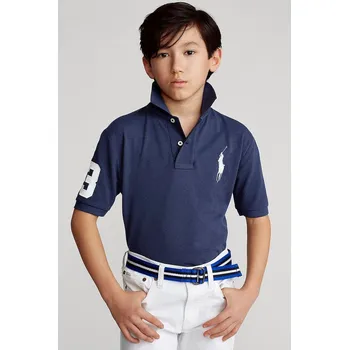 Oblečení a móda Dětská bavlněná polokošile Polo Ralph Lauren 323670257014 námořnická modř 59X, vel. 136-138