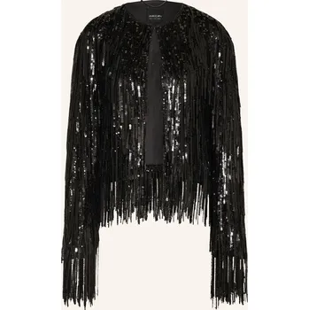Dámský blejzr Marc Cain Dámská Bunda Hranatého Střihu S Flitry, 900 black, 34