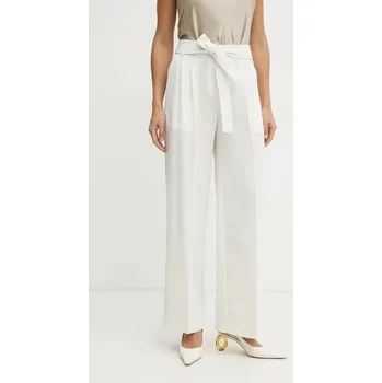 Dámské kalhoty Kalhoty BOSS Tapiana 50479405 béžová 01X, vel. 38