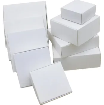 Dárková krabička 5,5 x 5,5 x 2,5 cm Kartonová krabice Elegantní obal na prstýnky šperky drobné dárky a ručně vyráběné dekorace