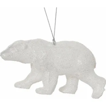 Hračka pro psa Vánoční hračka Medvěd, 13 cm, plast