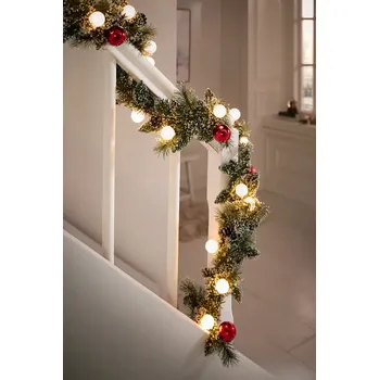 Vánoční dekorace Vánoční girlanda 1,8 m zelená