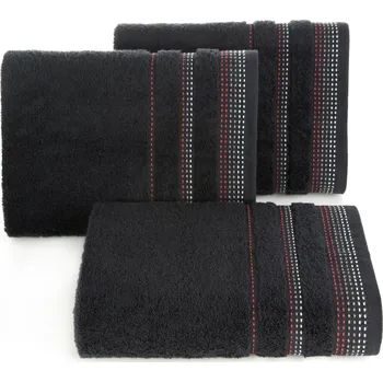 FROTÉ RUČNÍK POLA21 70X140 CM ČERNÁ