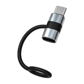 Datový kabel USB-C na Lightning adaptér s pružnou smyčkou 30W PD Rychlé nabíjení a přenos dat Pro Apple zařízení s iOS konektorem