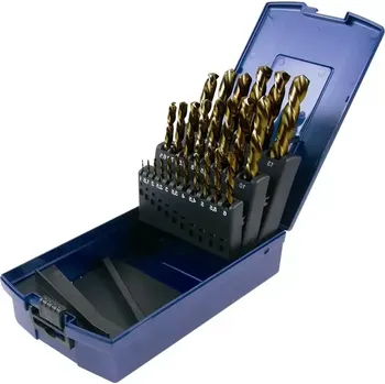 Vrták Sada spirálových vrtáků RATIOLINE pr. 1-13 mm dle DIN 338. HSS-Co (25 ks) (DAT333857525.10)