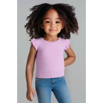 Dívčí oblečení Dětská halenka Mayoral růžová barva, hladká, 3024 3024.6D.Mini.PPYA 30X, vel. 140