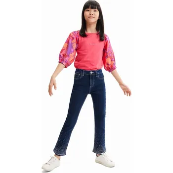 Chlapecké kalhoty Dětské rifle Desigual 23WGDD03 modrá 95X, vel. 164