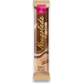 Čokoláda Viba Vrstvený lískooříškový nugát 35g (Viba Vrstvený lískooříškový nugát 35g)