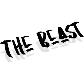 Samolepicí dekorace na vozidlo Samolepka The Beast - 20x5