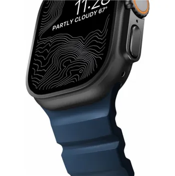 Příslušenství k chytrým hodinkám Nomad řemínek Rocky Point Band pro Apple Watch 46/49mm - Atlantic/Black