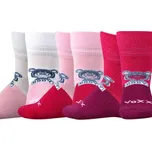 VoXX Ponožky kojenecké bambusové Sebík s medvídkem dívčí (3 páry) vel. 14-17 (9-11)