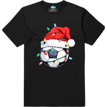 Pánské tričko Pánské tričko Santův Fotbalový Míč (Velikost: M, Barva: Černá)
