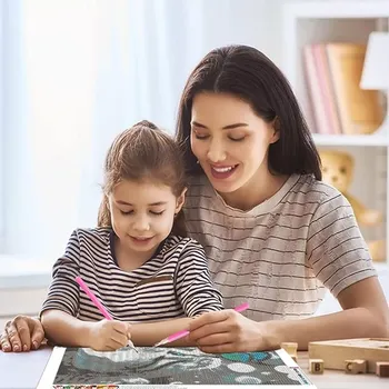 Diamantové malování Diamantové malování mozaika 30 × 30 cm – anime motiv