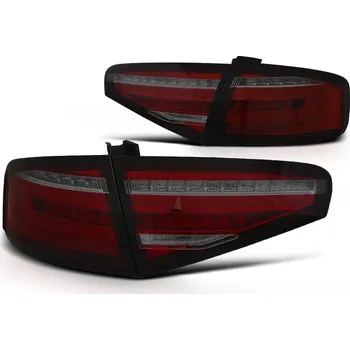 Zadní světlomet LED PÁS ZADNÍ SVĚTLA ČERVENÝ KOUŘ SEQ pro AUDI A4 B8 12-15 SEDAN OEM BULB