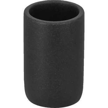 Camargue Stone Antracit Kelímek na kartáčky, 11,5 × ø 7,4 cm, polyresin DP009204-BL