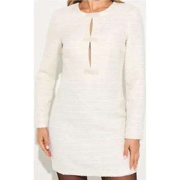 Dámské šaty Sinsay - Minišaty - krémová - 724FI-01X - 724FI-01X-L