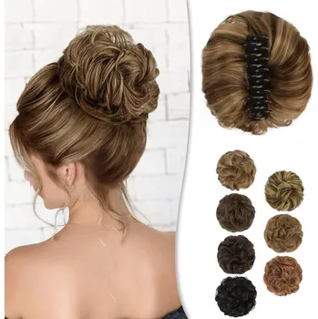 Příčesek Umělý drdol s klipem