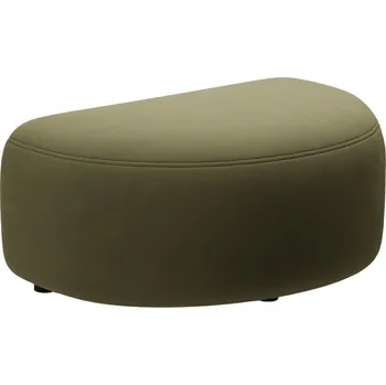 Taburet Micadoni Zelená sametová podnožka Kate II. 99 x 60 cm