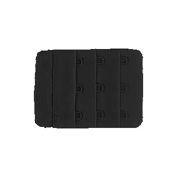 Podprsenka Praktický prodlužovací pásek GORTEKS Bra extender 3-hook BLACK unisize