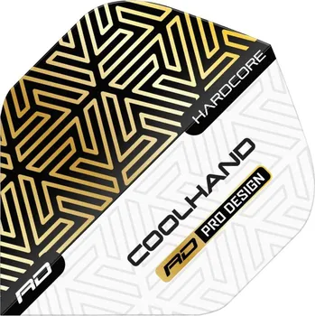 Příslušenství pro šipky Red Dragon Letky Luke Humphries - Hardcore Premium - Gold & White RF6980