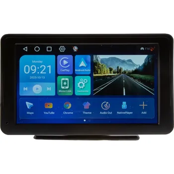 Auto Hi-Fi Monitor 7" s OS Android Apple CarPlay, Android auto, Bluetooth, micro SD...