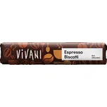 Vivani Tyčinka čokoládová mléčná Espresso 40 g BIO