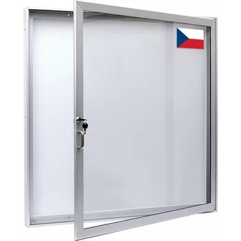 Jednokřídlá venkovní vitrína magnetická L60 - 12xA4 / A1000x940 mm