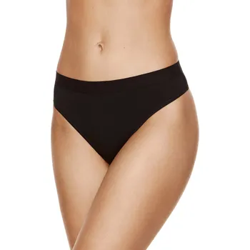 Dámské spodní prádlo Dámské kalhotky GORTEKS Alana cotton thong triple pack BLACK 36