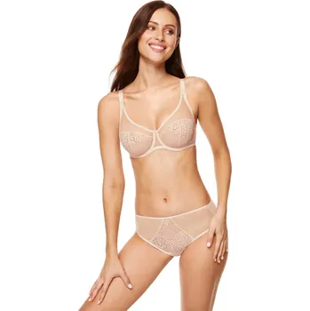 Podprsenka Dámská podprsenka GORTEKS Gabi lace soft bra BEIGE 70E