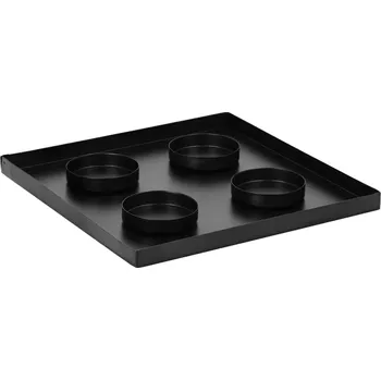 Svícen Svícen adventní, kov, 30 × 30 × 2 cm, na 4 svíčky I7031-1042ABB