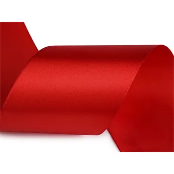 Stuha Atlasová stuha šíře 73 mm Varianta: červená, Balení: 22.5 m